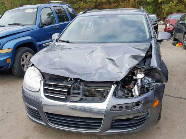 3VWPL71K19M294286 - 2009 VOLKSWAGEN JETTA TDI BLUE photo 9