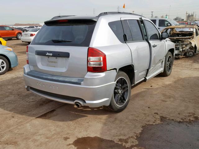 1J4FT47B09D102785 - 2009 JEEP COMPASS SP ვერცხლისფერი ფოტო 4