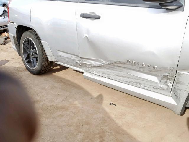 1J4FT47B09D102785 - 2009 JEEP COMPASS SP ვერცხლისფერი ფოტო 9