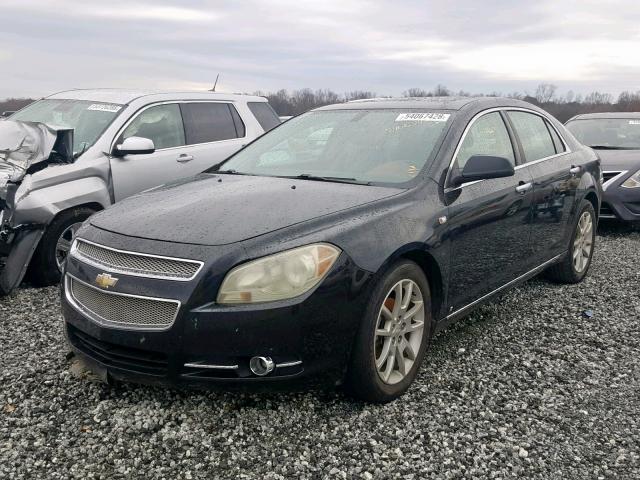 1G1ZK57718F211856 - 2008 CHEVROLET MALIBU LTZ BLACK photo 2