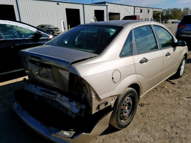 1FAHP34N17W282961 - 2007 FORD FOCUS ZX4 BROWN photo 4