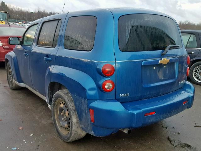 3GNCA13B89S641682 - 2009 CHEVROLET HHR LS BLUE photo 3