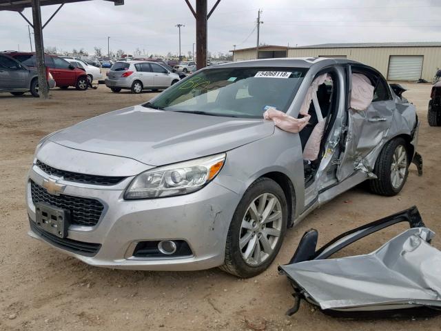 1G11H5SL6EF296219 - 2014 CHEVROLET MALIBU LTZ SILVER photo 2