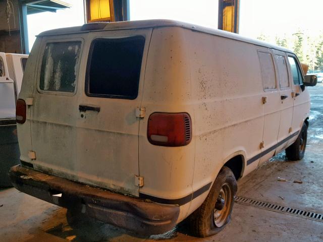 2B7HB21Y9VK592226 - 1997 DODGE RAM VAN B2 WHITE photo 4