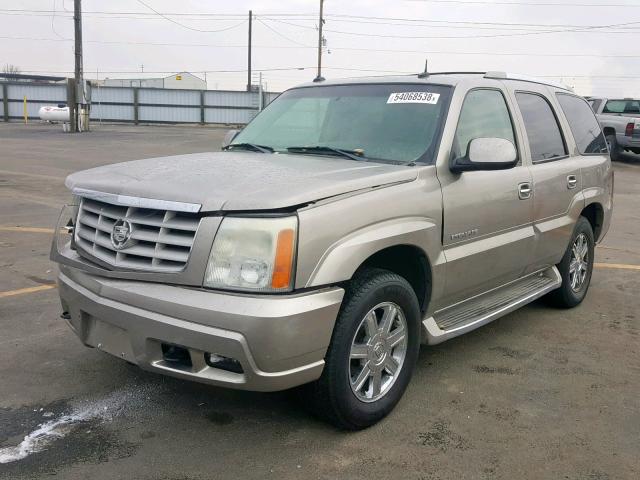 1GYEK63N13R154558 - 2003 CADILLAC ESCALADE L GOLD photo 2