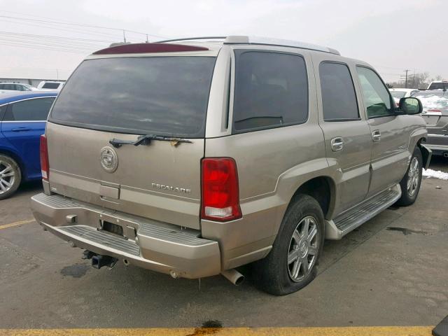 1GYEK63N13R154558 - 2003 CADILLAC ESCALADE L GOLD photo 4