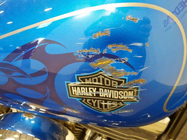 1HD1GEV1X2K403438 - 2002 HARLEY-DAVIDSON FXDWG BLUE photo 14