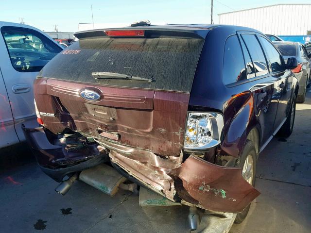 2FMDK3GC0BBA93094 - 2011 FORD EDGE SE MAROON photo 4