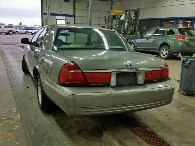 2MEFM75W4YX711104 - 2000 MERCURY GRAND MARQ GRAY photo 3