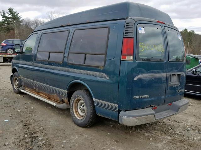 1GBFG15WXY1146411 - 2000 CHEVROLET EXPRESS G1 GREEN photo 3