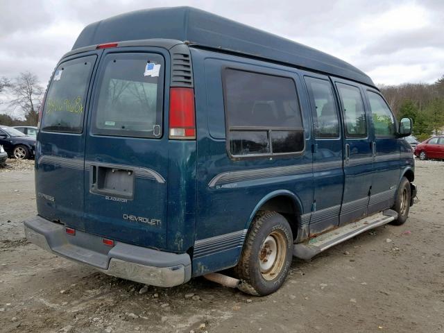 1GBFG15WXY1146411 - 2000 CHEVROLET EXPRESS G1 GREEN photo 4