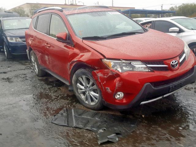 JTMYFREVXDD012942 - 2013 TOYOTA RAV4 LIMIT RED photo 1