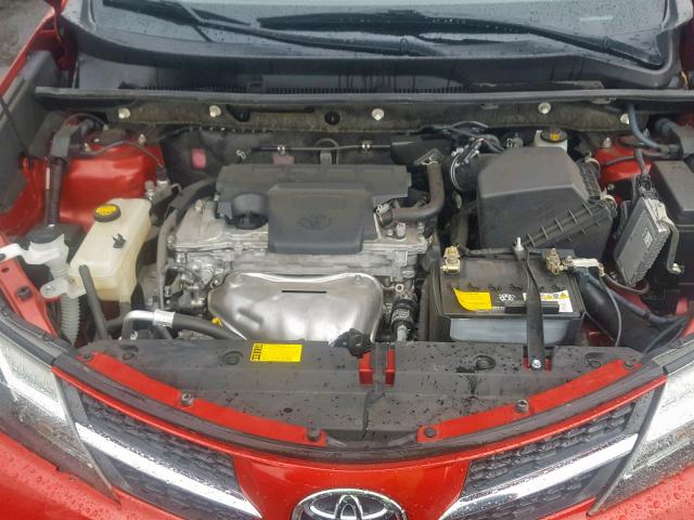 JTMYFREVXDD012942 - 2013 TOYOTA RAV4 LIMIT RED photo 7