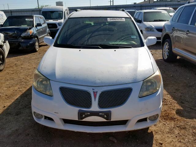 5Y2SL63885Z458280 - 2005 PONTIAC VIBE WHITE photo 9