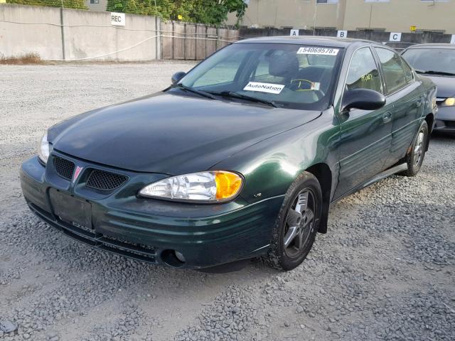 1G2NF52E72M648896 - 2002 PONTIAC GRAND AM S GREEN photo 2