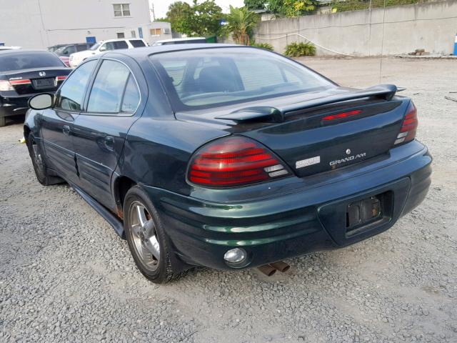 1G2NF52E72M648896 - 2002 PONTIAC GRAND AM S GREEN photo 3