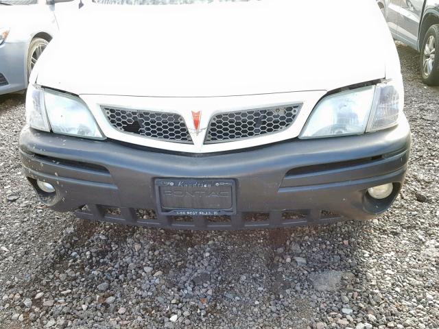 1GMDV23E35D102717 - 2005 PONTIAC MONTANA WHITE photo 9