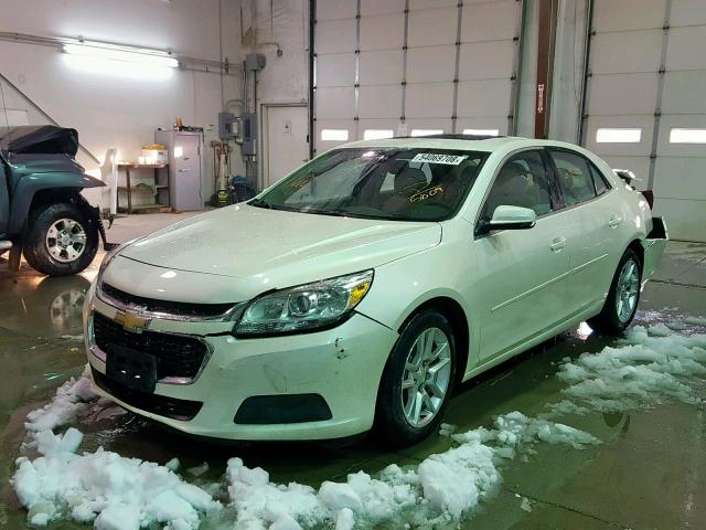 1G11C5SLXEF165809 - 2014 CHEVROLET MALIBU 1LT WHITE photo 2