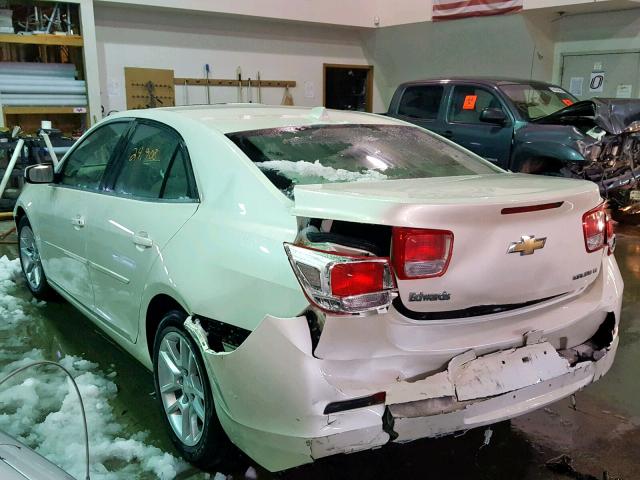 1G11C5SLXEF165809 - 2014 CHEVROLET MALIBU 1LT WHITE photo 3