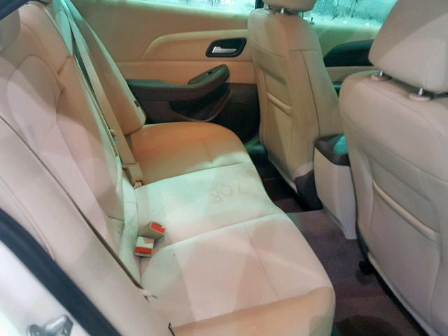 1G11C5SLXEF165809 - 2014 CHEVROLET MALIBU 1LT WHITE photo 6