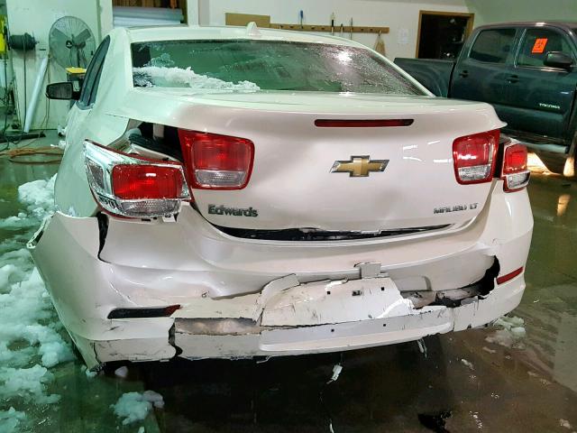 1G11C5SLXEF165809 - 2014 CHEVROLET MALIBU 1LT WHITE photo 9