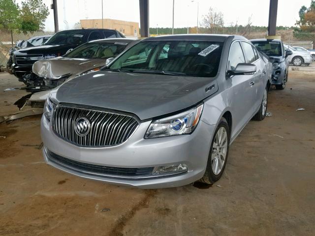 1G4GB5GR4FF270764 - 2015 BUICK LACROSSE SILVER photo 2