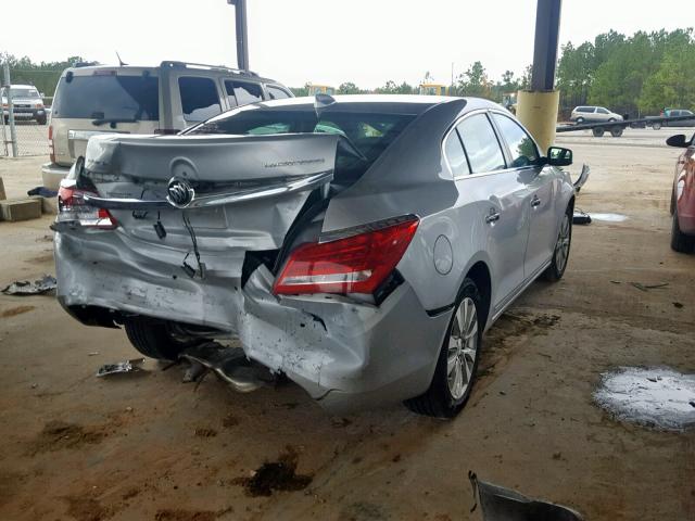 1G4GB5GR4FF270764 - 2015 BUICK LACROSSE SILVER photo 4