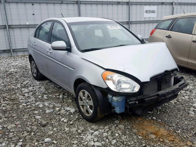 KMHCN4AC8AU492944 - 2010 HYUNDAI ACCENT GLS SILVER photo 1