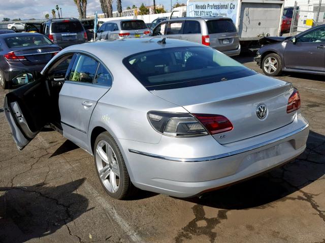 WVWBP7AN5GE514799 - 2016 VOLKSWAGEN CC BASE SILVER photo 3