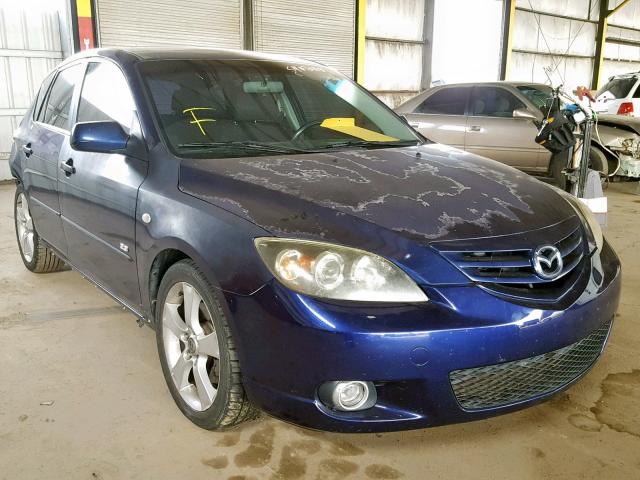 JM1BK143851266039 - 2005 MAZDA 3 HATCHBAC BLUE photo 1