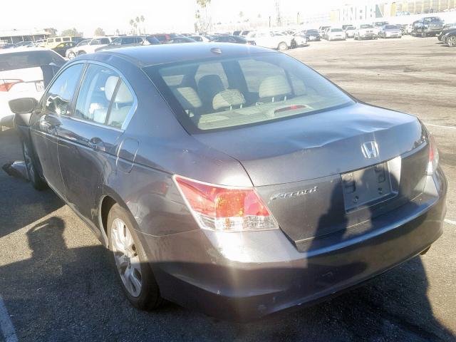 1HGCP2F89AA161820 - 2010 HONDA ACCORD EXL GRAY photo 3