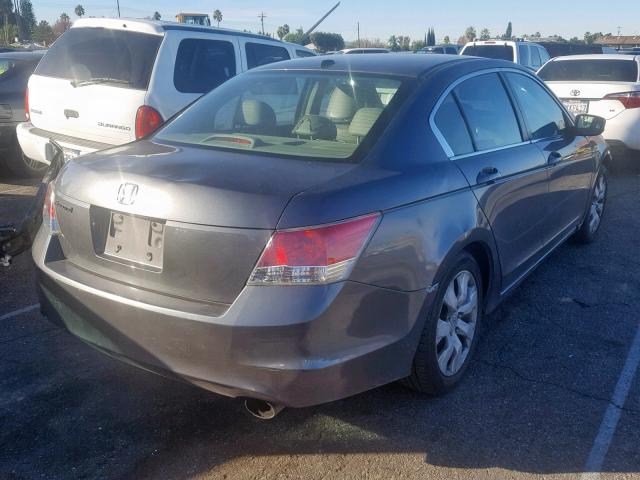 1HGCP2F89AA161820 - 2010 HONDA ACCORD EXL GRAY photo 4