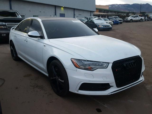 WAUF2AFC3DN032698 - 2013 AUDI S6 WHITE photo 1