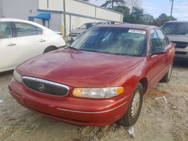 2G4WS52M8X1616010 - 1999 BUICK CENTURY CU MAROON photo 2