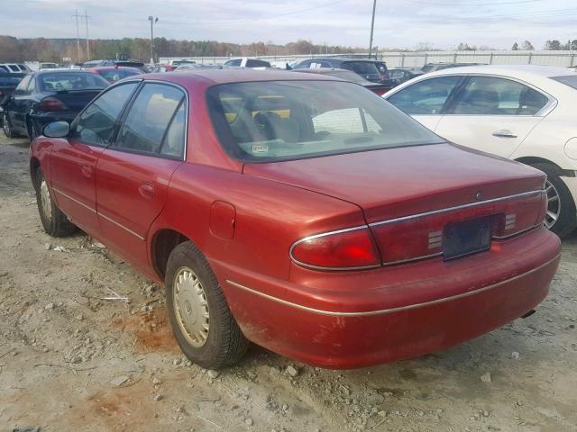 2G4WS52M8X1616010 - 1999 BUICK CENTURY CU MAROON photo 3