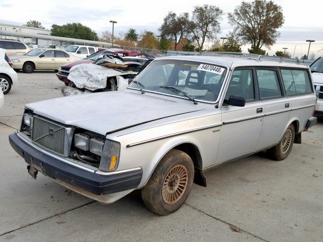 YV1AX8855F1631211 - 1985 VOLVO 245 DL SILVER photo 2