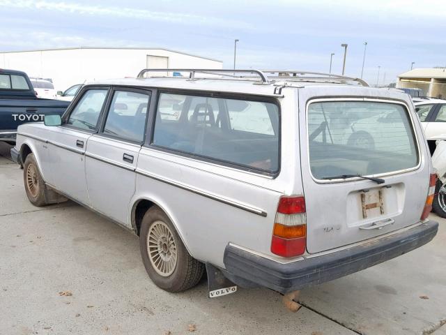 YV1AX8855F1631211 - 1985 VOLVO 245 DL SILVER photo 3