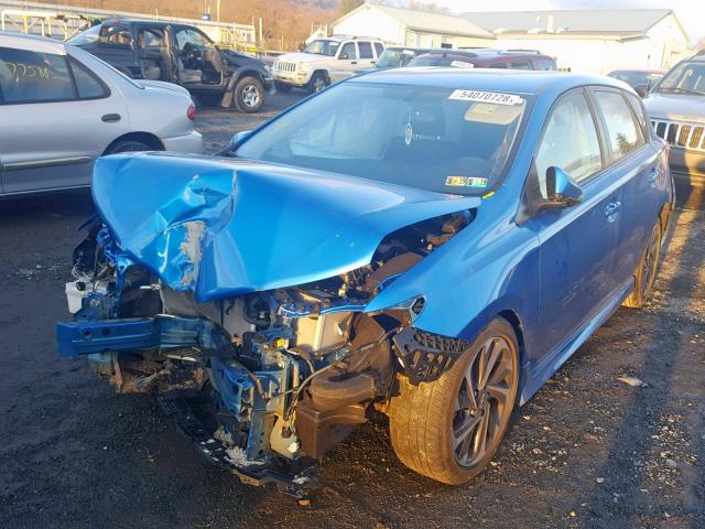 JTNKARJE6GJ502693 - 2016 TOYOTA SCION IM BLUE photo 2