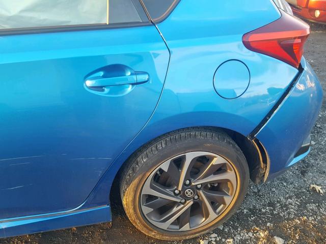 JTNKARJE6GJ502693 - 2016 TOYOTA SCION IM BLUE photo 9