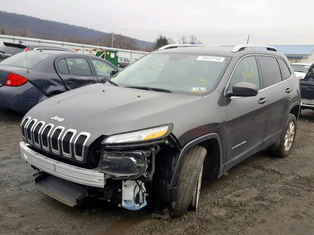 1C4PJMCS0GW280235 - 2016 JEEP CHEROKEE L CHARCOAL photo 2