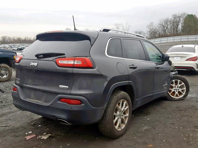 1C4PJMCS0GW280235 - 2016 JEEP CHEROKEE L CHARCOAL photo 4