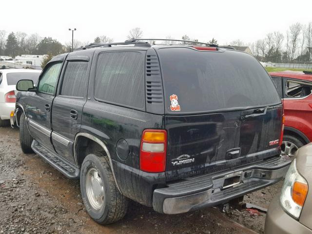 1GKEK13ZX3J317738 - 2003 GMC YUKON BLACK photo 3