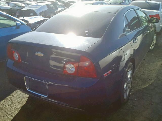 1G1ZA5EB7AF158631 - 2010 CHEVROLET MALIBU LS 蓝色 照片 4