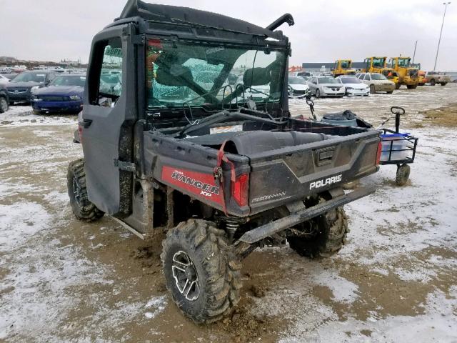 4XAUH9EA8DB158443 - 2013 POLARIS RANGER 900 RED photo 3