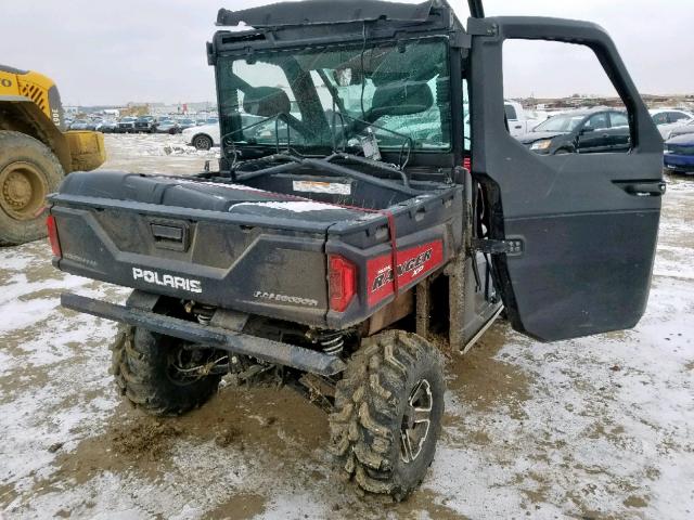 4XAUH9EA8DB158443 - 2013 POLARIS RANGER 900 RED photo 4