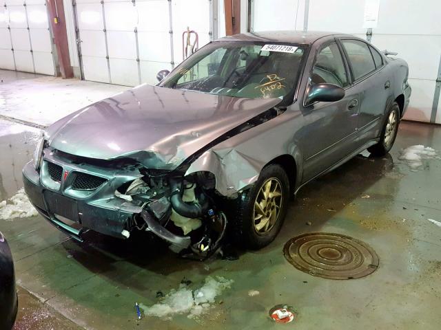 1G2NF52EX4C236402 - 2004 PONTIAC GRAND AM S GRAY photo 2