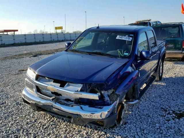 1GCHTDFE5C8112092 - 2012 CHEVROLET COLORADO L BLUE photo 2