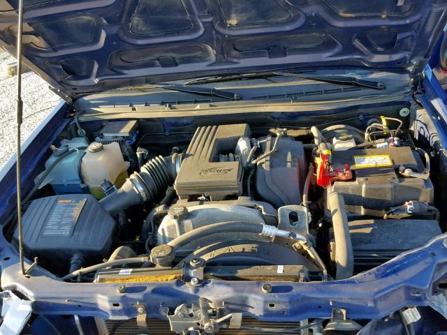 1GCHTDFE5C8112092 - 2012 CHEVROLET COLORADO L BLUE photo 7