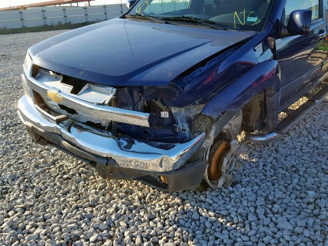 1GCHTDFE5C8112092 - 2012 CHEVROLET COLORADO L BLUE photo 9