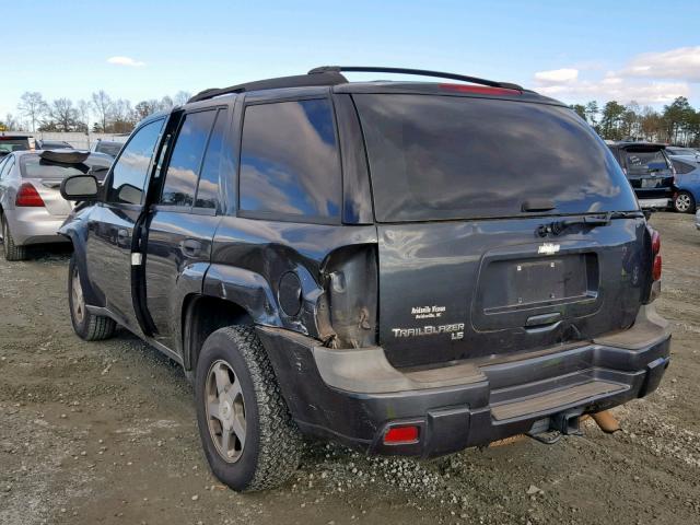 1GNDS13S562199288 - 2006 CHEVROLET TRAILBLAZE GRAY photo 3